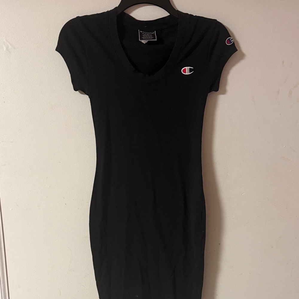 Used Champion Women's Black Short Dress